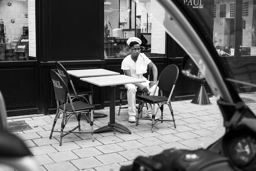 Portrait of a Belgian small business owner