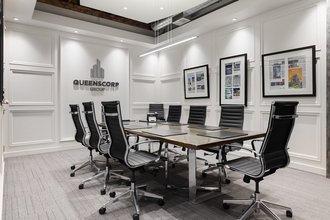 Business consultants discussing scaling strategy in a boardroom