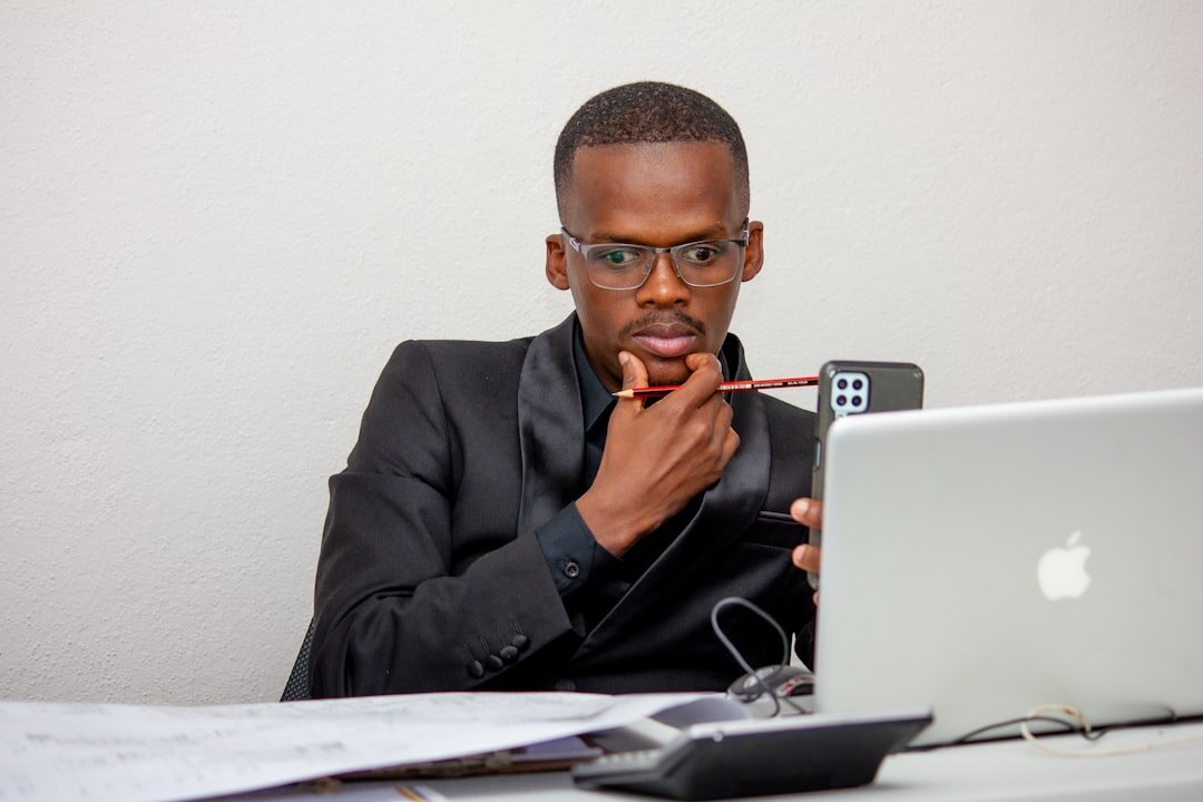 Studio portrait of a Belgian financial analyst man